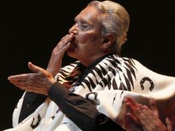 Una serie de artistas rindieron un emotivo homenaje a la cantante Chavela Vargas. ARCHIVO /