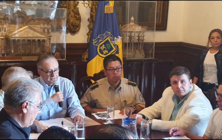 Víctor Hugo Roldán, titular de Protección Civil en Jalisco, destacó que son tres las localidades más vulnerables por el arribo de “Priscila”. EL INFORMADOR / J. Armendáriz