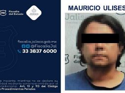 Mauricio Ulises 'R', de 24 años, fue vinculado a proceso por la provocación de un delito y apología del mismo. ESPECIAL / FISCALÍA DE JALISCO