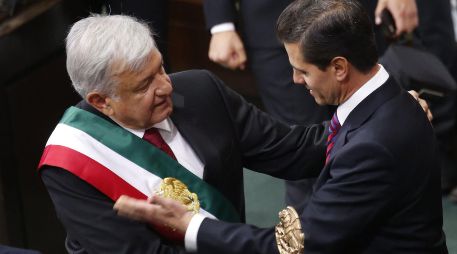 López Obrador aseguró que Peña Nieto tiene derecho a expresarse. AP / ARCHIVO